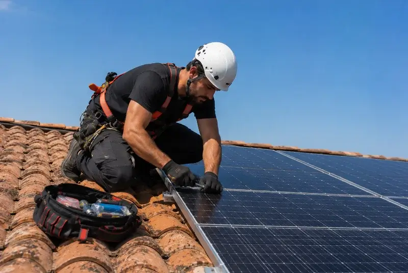 Maintenance et monitoring de panneaux solaires à Wisches