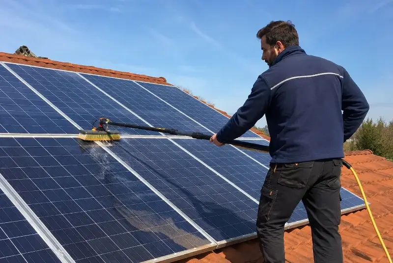 Nettoyage et entretien de panneaux solaires à Wisches